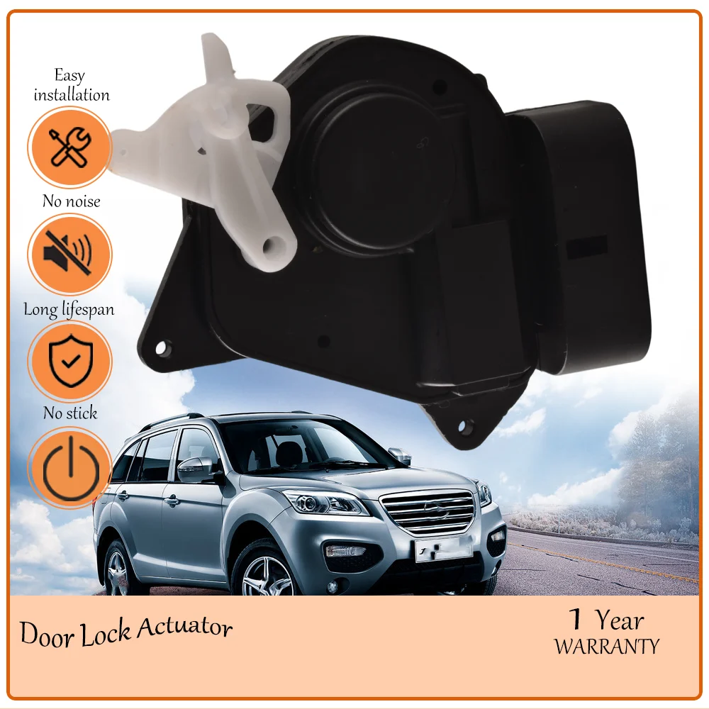 

Anti-stick Front Left Door Lock Assembly, suits to Lifan X60, 6-pin door latch interchangeable with oem S6105116