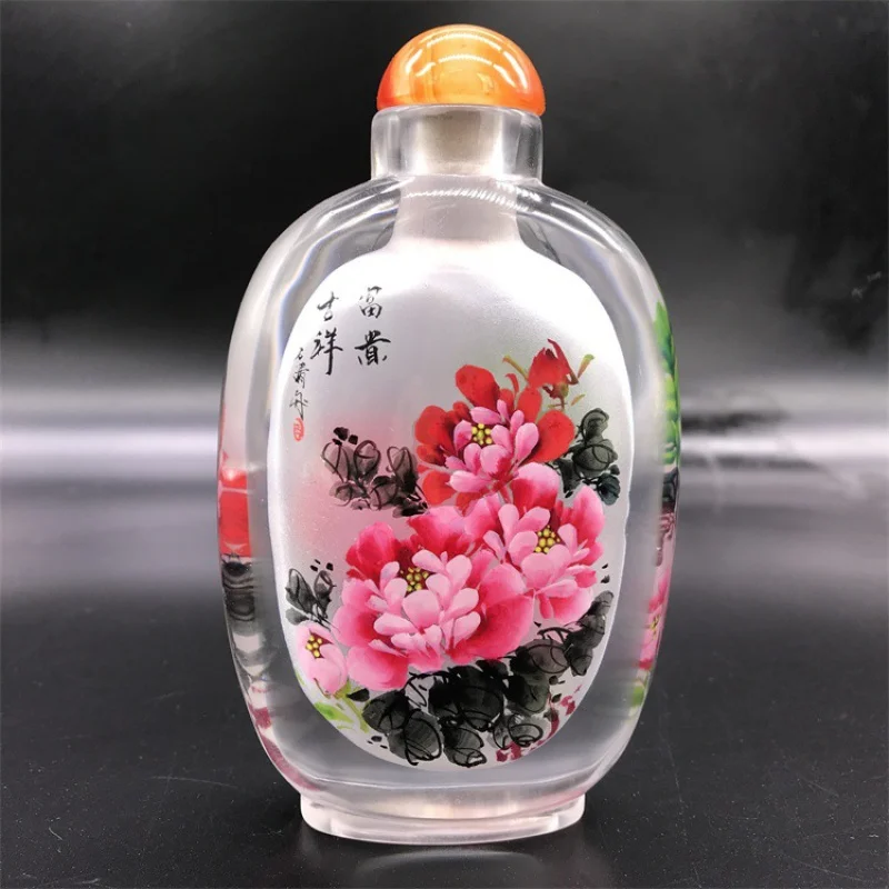 

Hand-Painted Snuff Bottle Inner Painting Gift Business Decoration Bottle Inner Painting Study Abroad Collection