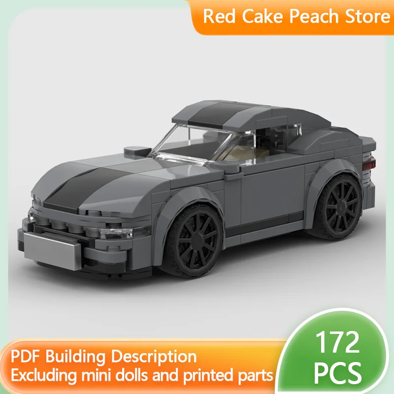 

Модель скоростного гоночного автомобиля MOC, строительные кирпичи, 6-широкий спортивный купе, модульная технология, детские праздничные подарки, сборка игрушек, костюм