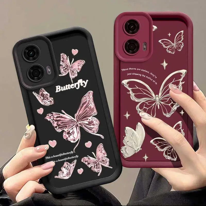 G24 Star Butterfly Sky Eye Ladder Phone Case For Motorola Moto G24 Cover