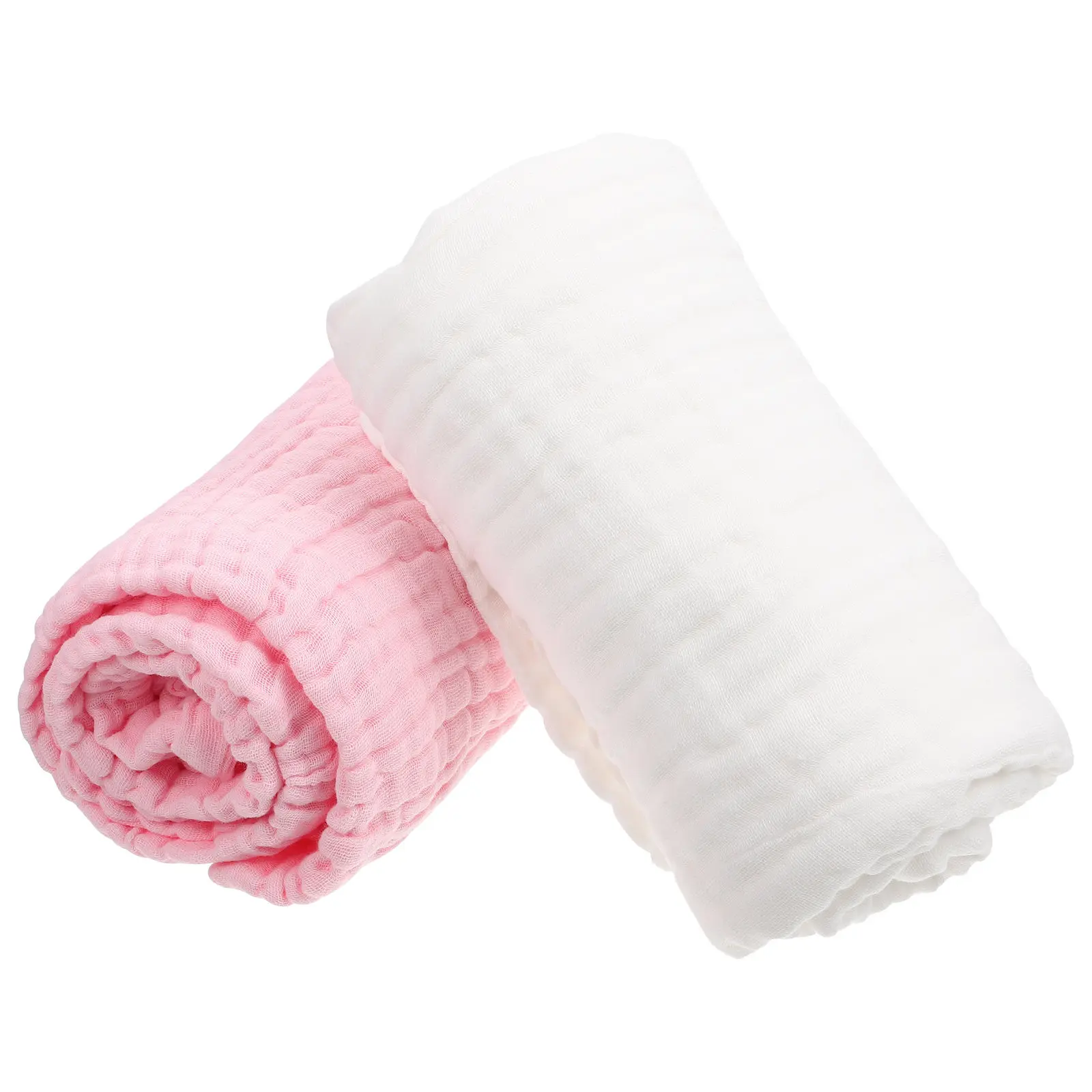 

2Pcs Baby Cotton Towel Newborn Bath Towels Ultra Soft Absorbent Infant Bathing Set Baby Shower Towel for Sensitive Skin Quick