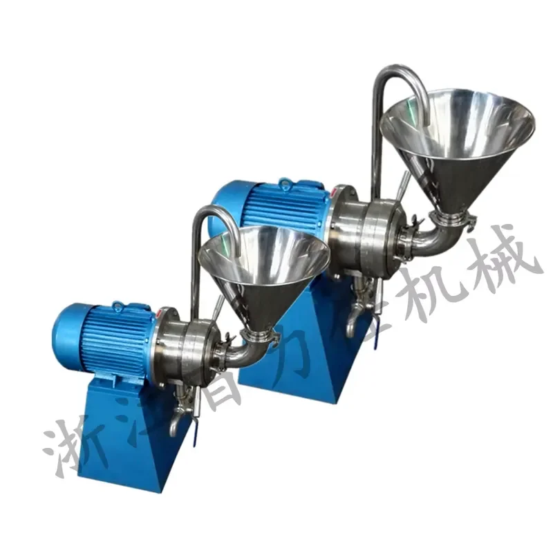 Stainless Steel Horizontal Mayonnaise Emulsion Colloid Mill Grinding Machine