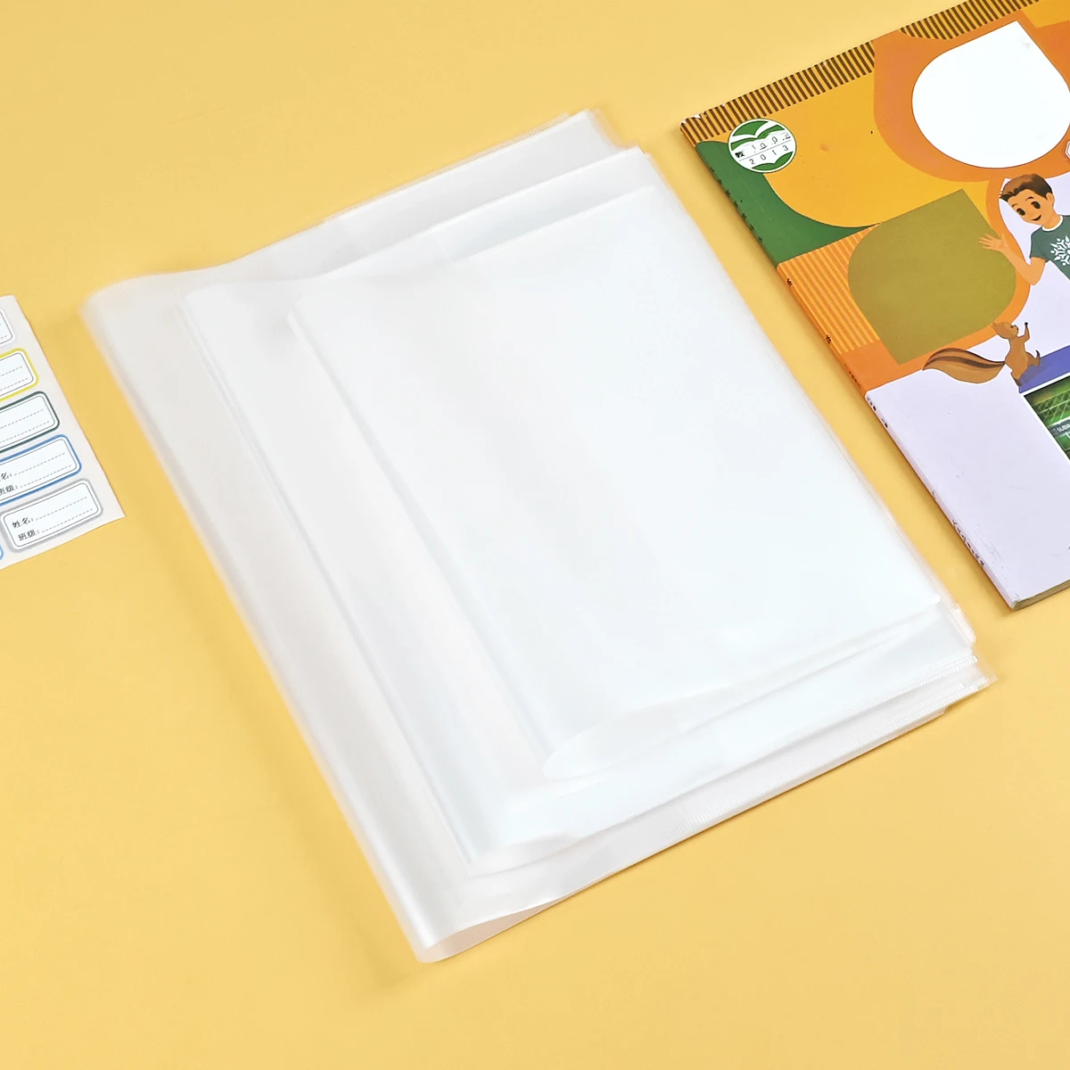 30Pcs Self Adhesive Book Covers with Strips, High-Quality Material, Suitable Students, Schools, Archive, Commemorative Books