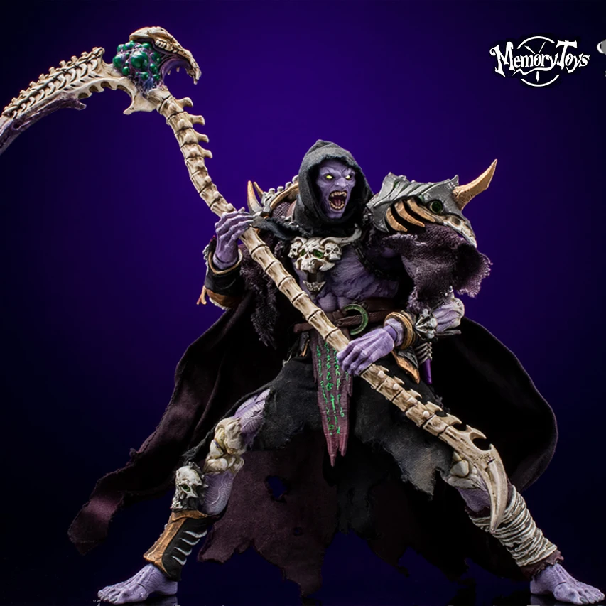 Undead warlock baron salman 1/12 escala colecionável figura de ação conjunto brinquedos memória original anime periférico pequeno demônio soldado