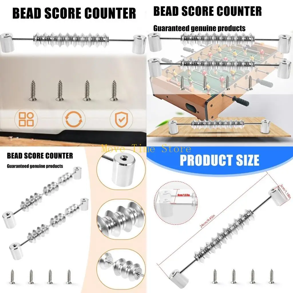 

92ME 2Pcs Table Football Counter Score Keepers Convenient Scoring Score Counter