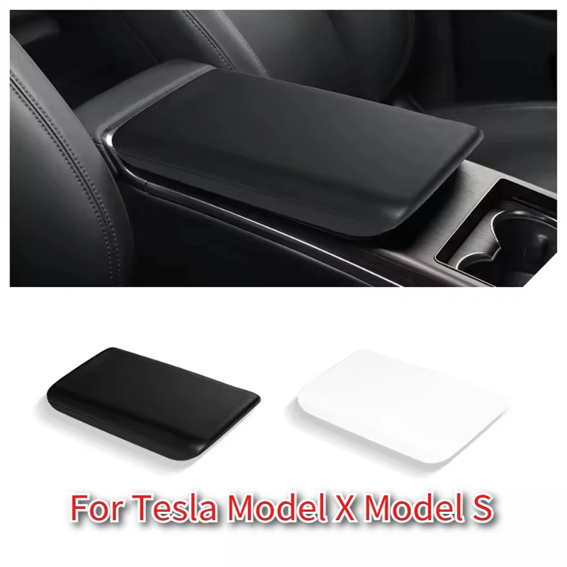 

Armrest Box Protective Cover for Tesla Model X Model S 2023-2024 Center Console Arm Rest Protector TPE Trim Pad Car Accessories