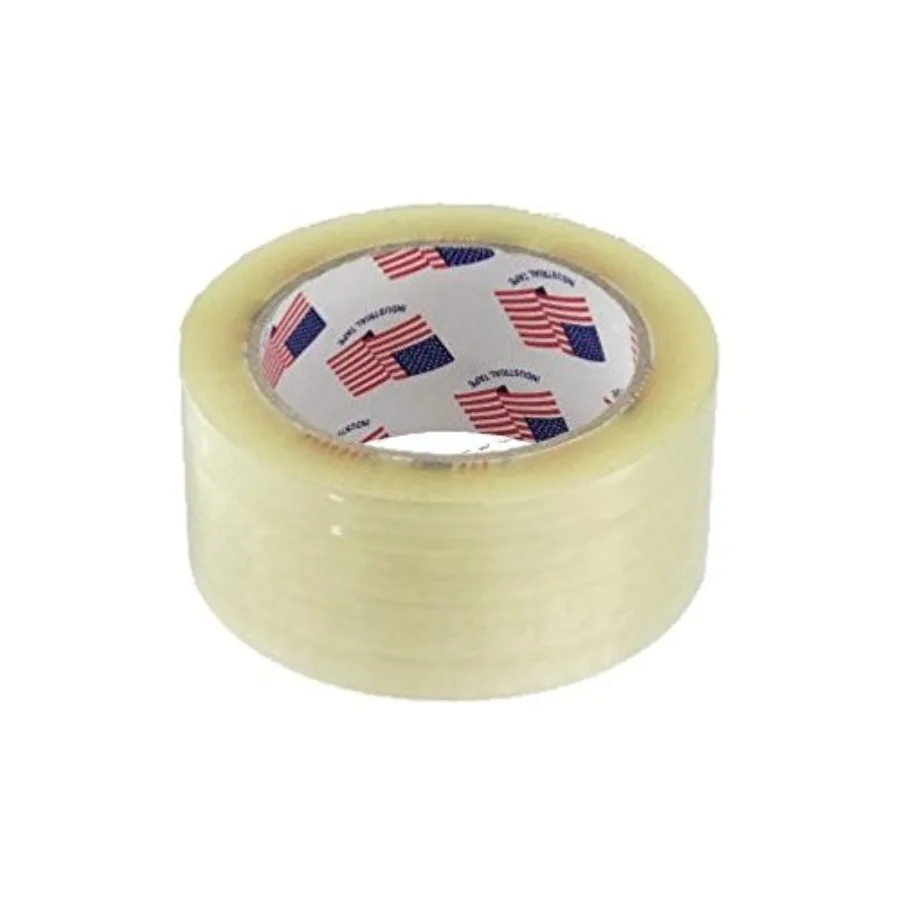 IPG INT2662 PVC Packaging Tape 55 yards Length x 2 Width Clear Application Packaging Material Transparent High Adhesion