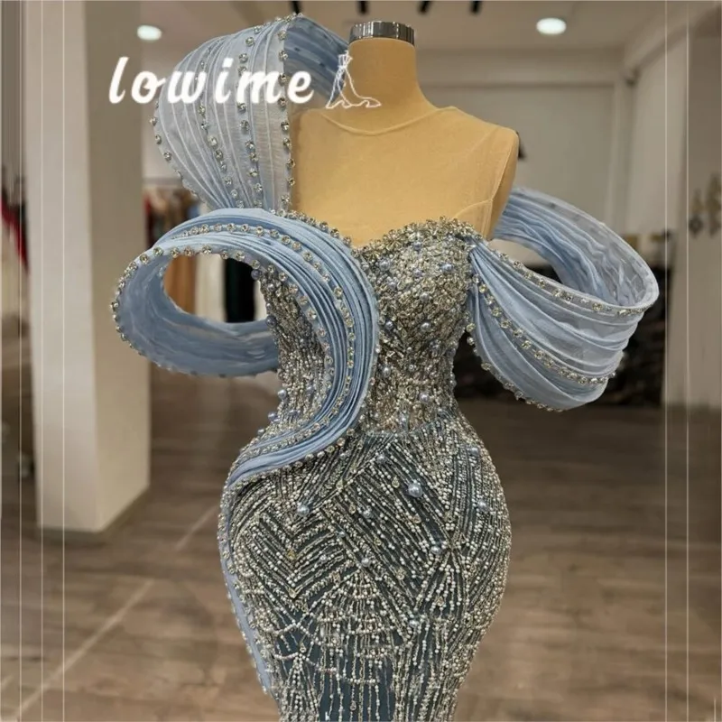 The new blue-styled dress will perform as a at award ceremony party