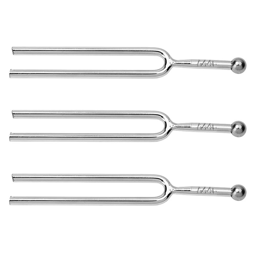 

3Pcs Tuning Forks Set 440Hz Stainless Steel Portable Tuning Equipment for Violin Piano Guitar Erhu Turning Forks