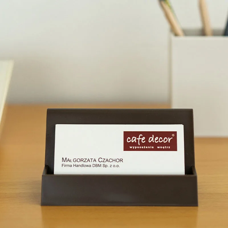 Минималистичная настольная визитная карточка, планшетофон для бизнеса, оригинальная визитница, фирменная витрина