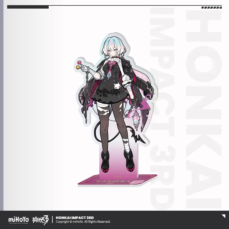 [Genuine] miHoYo Game Honkai Impact 3 Acrylic Standee Songque Serapeum Litost Desktop Ornament Anime Prop Cosplay Halloween Gift