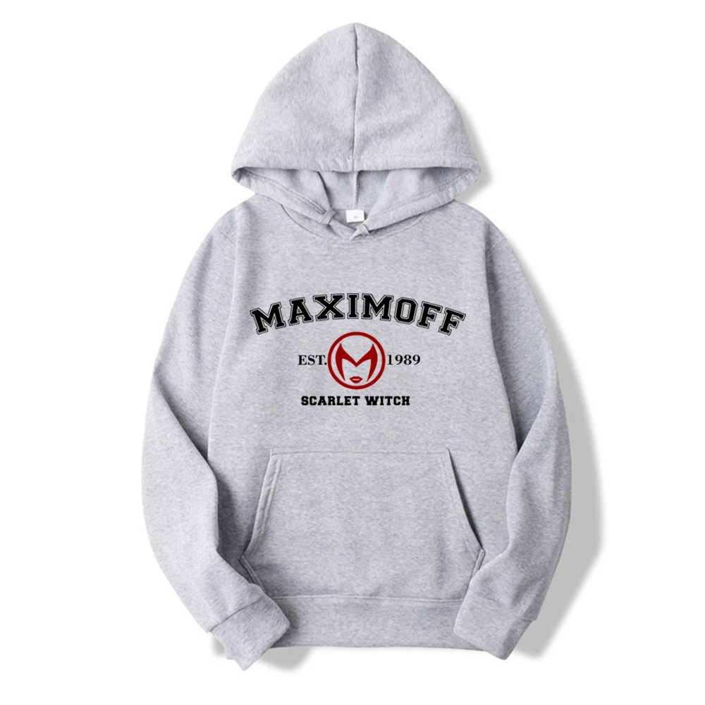 Wanda Maximoff Hoodie Unisex Langarm Kapuzen pullover Vintage Maximoff Pullover Superhelden Tops Streetwear Hoodies