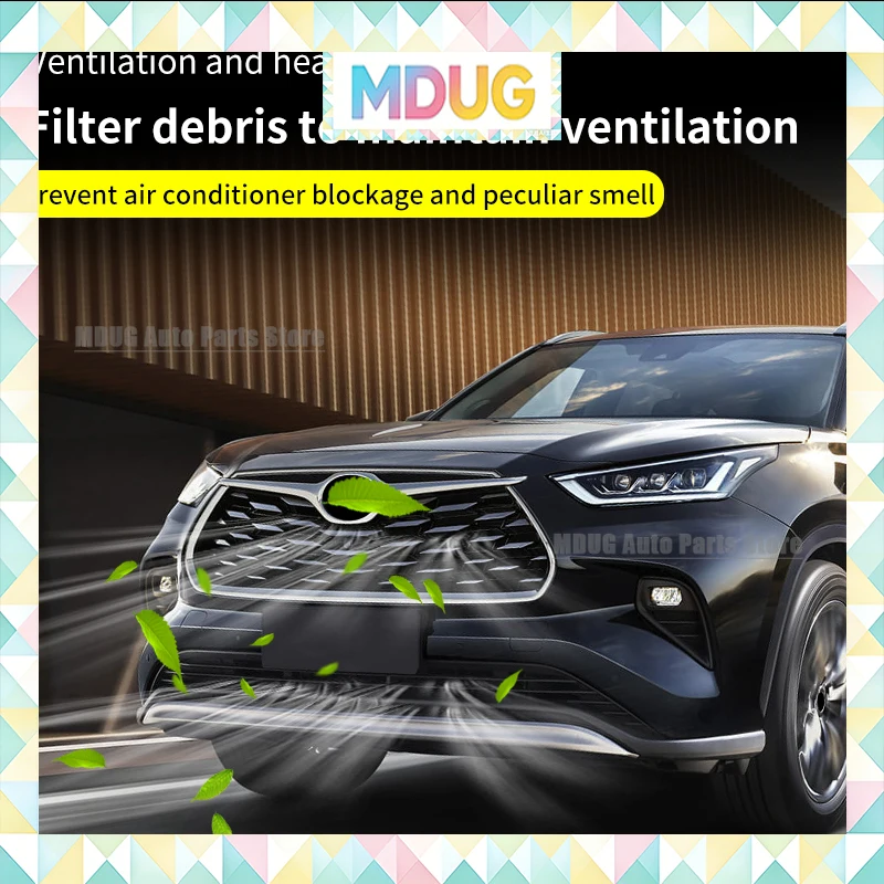 Решетка радиатора MDUG для Toyota Highlander (2009-2022), Wildlander, RAV4 (XU40, XU50, XU70) – защита от насекомых, комаров и песка, аксессуар для тюнинга Решетка радиатора MDUG для Toyota Highlander (2009-2022), Wildlander, RAV4 (XU40, XU50, XU70) – защита от насекомых, комаров и песка, аксессуар для тюнинга