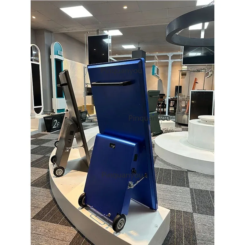 43inch Outdoor Movable Digital Signage Battery Powered Portable Digital Poster Display Advertising Screen for Shopping