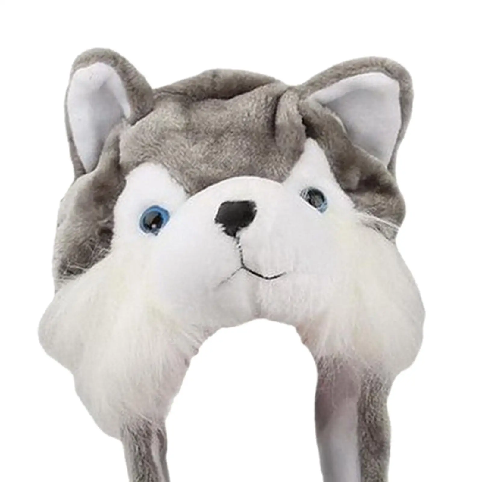 Gorro de animal de peluche de invierno, gorro bonito para niños y adultos, accesorios para fotos y fiestas navideñas