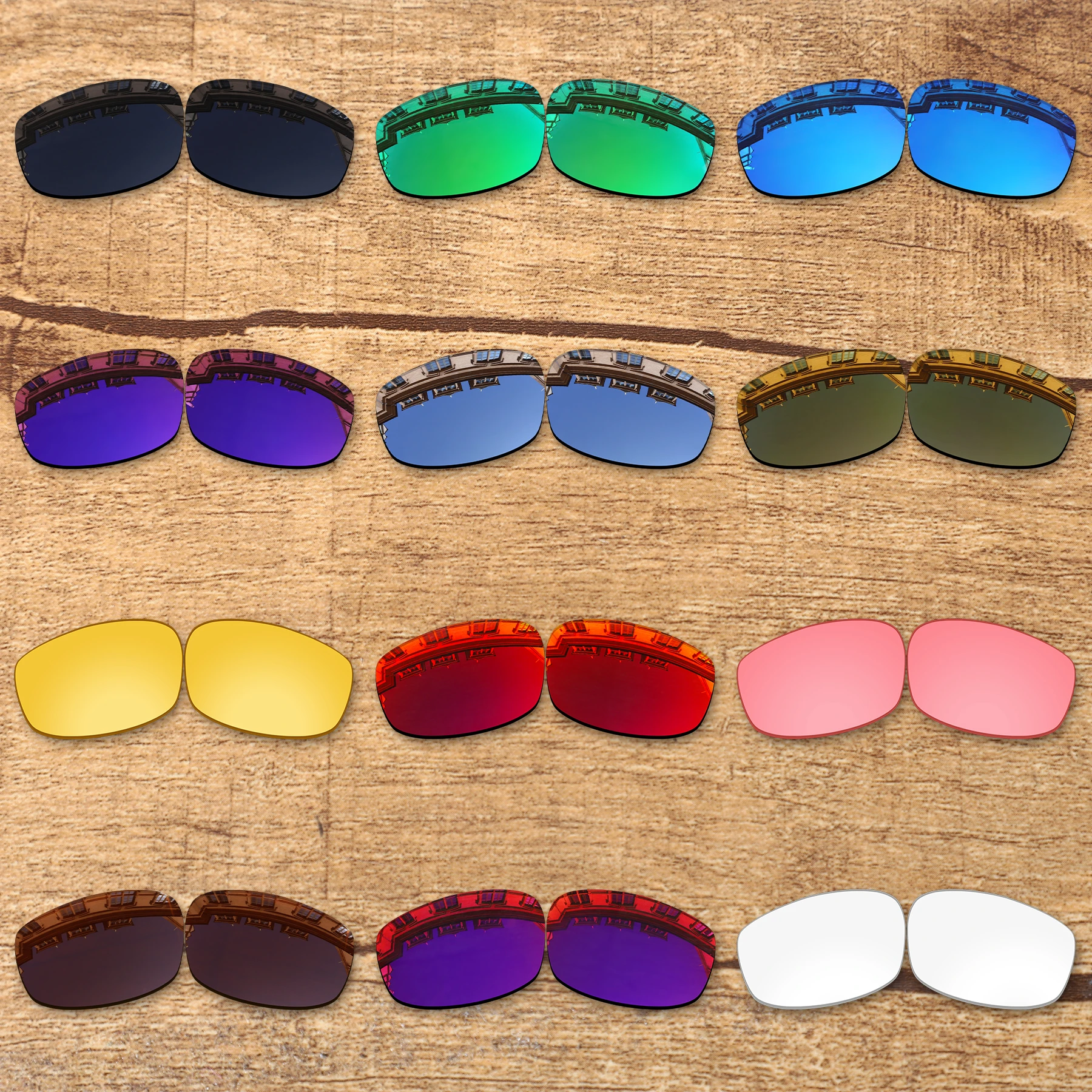 

Vonxyz 20+ Color Choices Polarized Replacement Lenses for-Oakley Cover Story OO4042 Frame