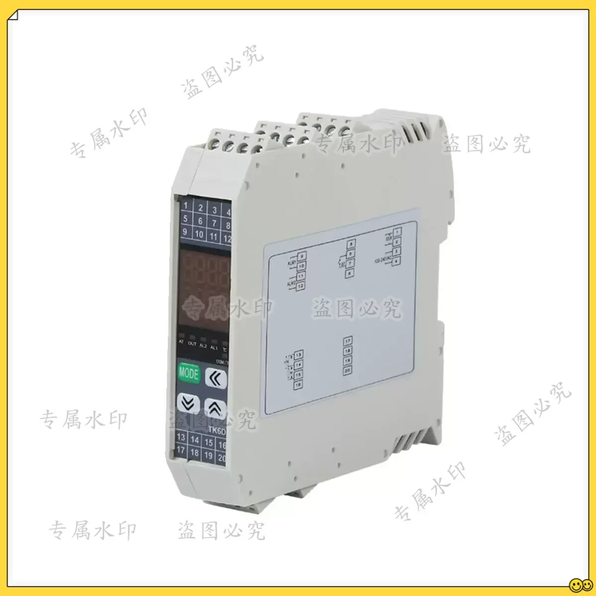 

Guide rail single channel temperature controller RS485 communication alarm acquisition module PID digital control instrument