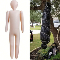 152.4cm Full Size Inflatable Body Mannequin DIY Halloween Decorations Cosplay Props Inflatable Dummy Perfect To Dress Up &Costum