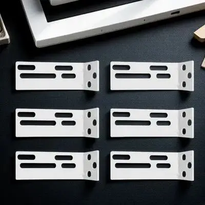 

6pcs Curtain Installation Code Stainless Steel Bracket For Home Office Hotel Metal Fixing Parts Decor Accessories