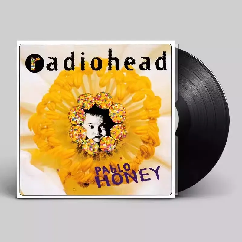 

Rock band Radiohead Thom Yorke Music Vinyl LP Pablo Honey Album Cosplay Long Playing Record Phonograph Turntable Collection Gift