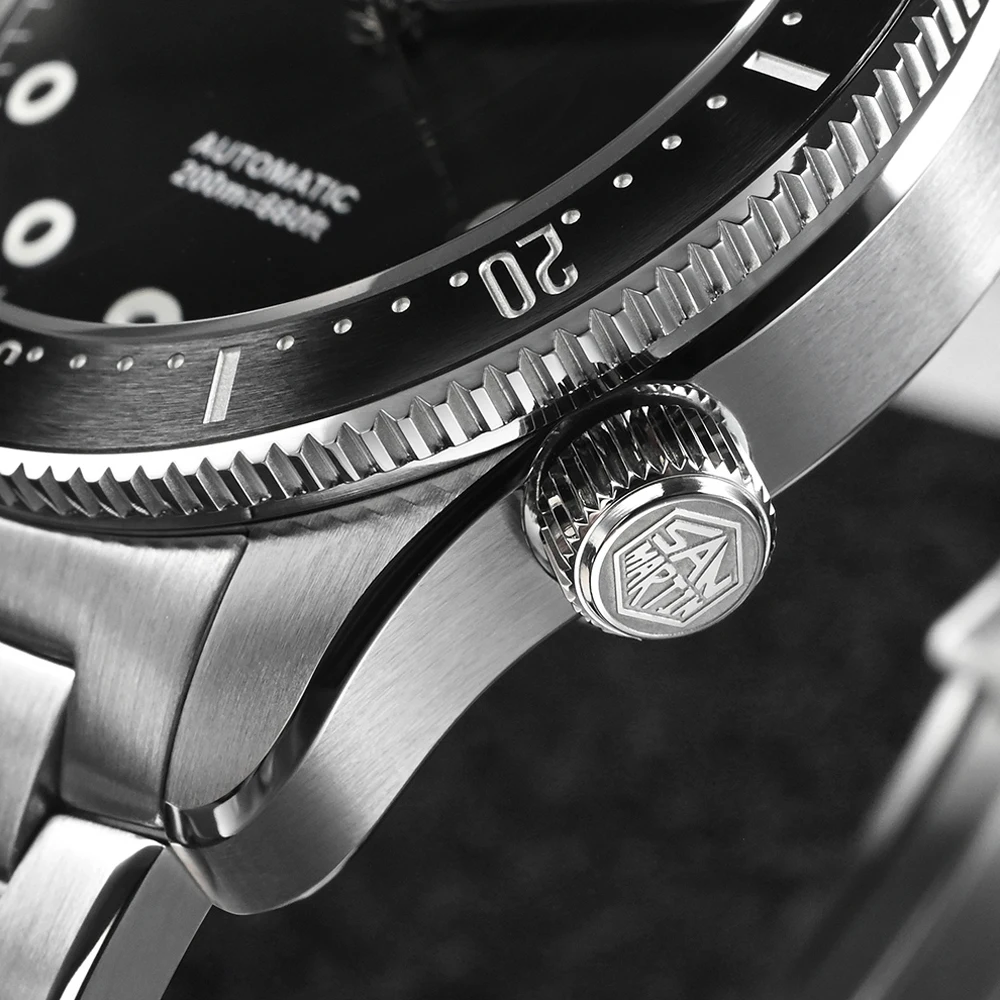 San Martin 39.5mm Men Diver Watch YN55 Automatic Mechanical Original Design Watches Sapphire Waterproof 200M Luminous SN0142