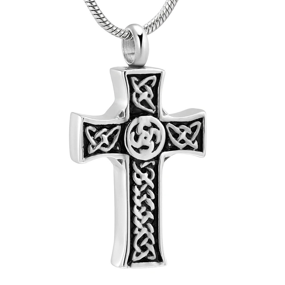 

IJD9577 Men's and women's scripture crosses, minimalist style jewelry, cremation jewelry pendant, stainless steel