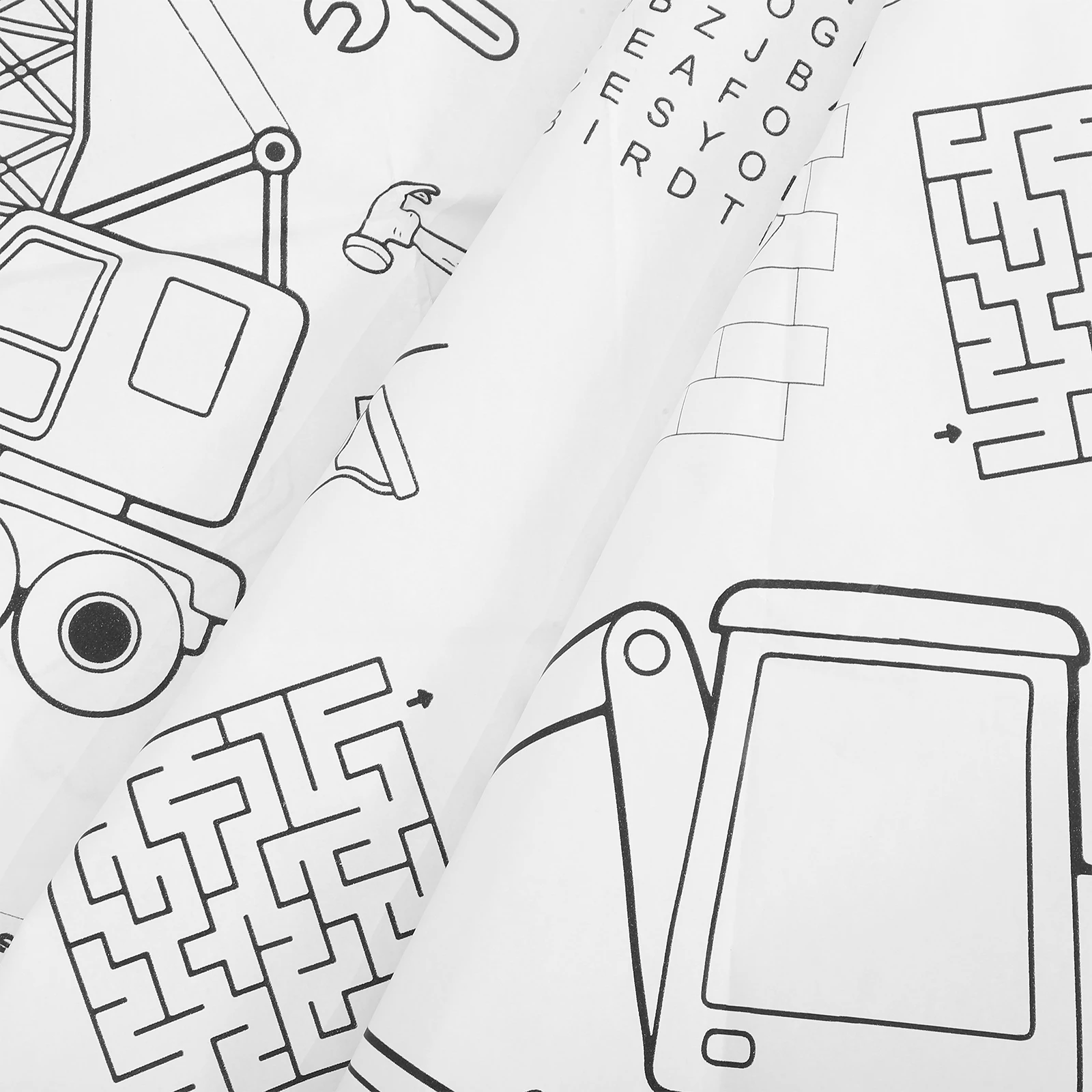 

Birthday Paper Tablecloth Printed Decorative Party Table Cover for Home Classroom Dinner and Family Activities