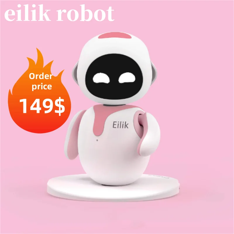 Robot Eilik électronique intelligent pour animaux de compagnie, bureau AI, robot Emo, beau senior, tournesol, échanges, cadeaux de vacances originaux