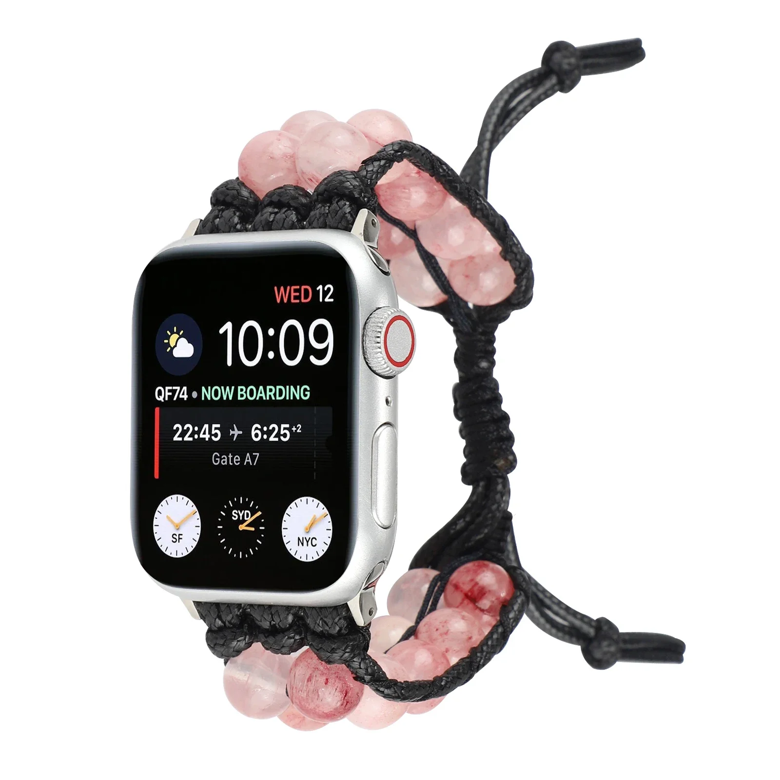 Jewelry Strap for Apple Watch Ultra 10 9 8 7 46mm 45mm 41mm Adjustable braided bracelet For iWatch 6 5 4 SE 44mm 42mm 40mm 38mm