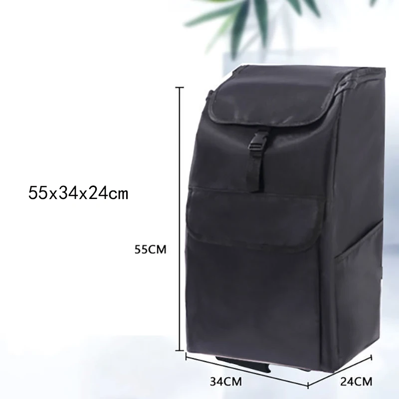 Waterproof Shopping Bags for Trolley Shopping Cart Woman Market Purchase Basket Trailer Portable Cart Foldable Handbag Carrier