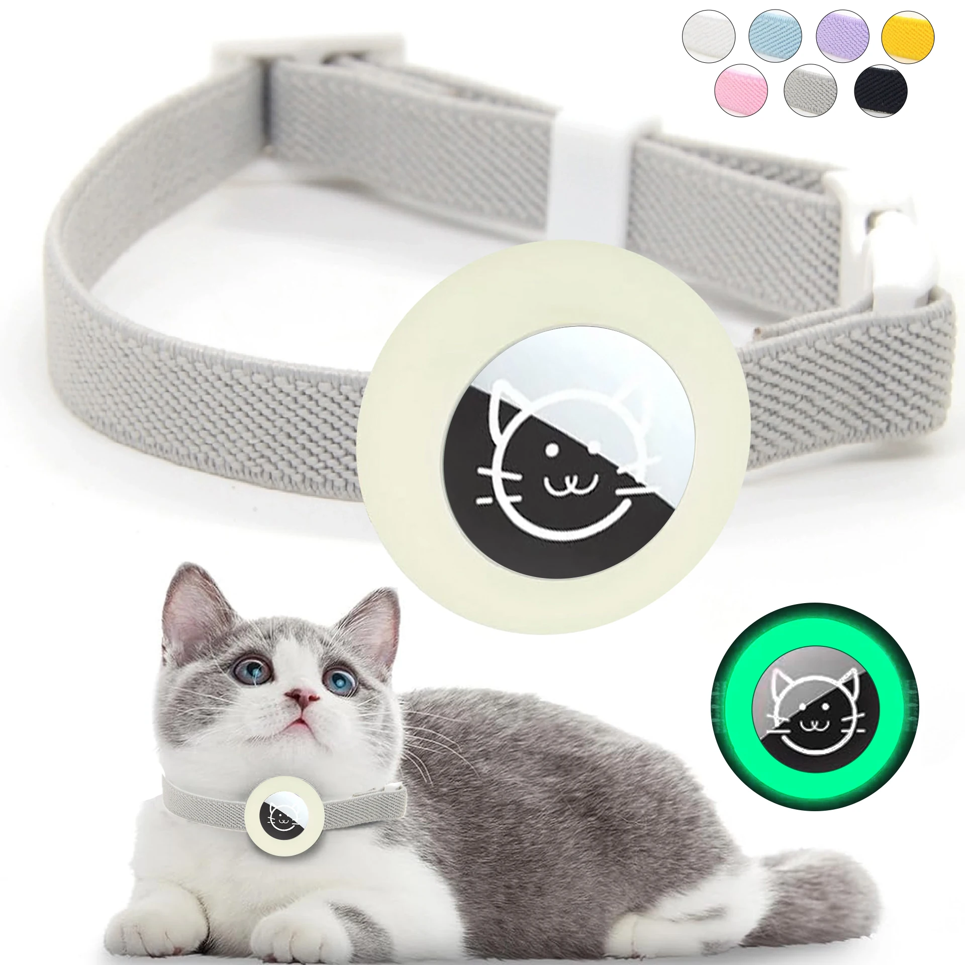 Airtag Cat Collar F…