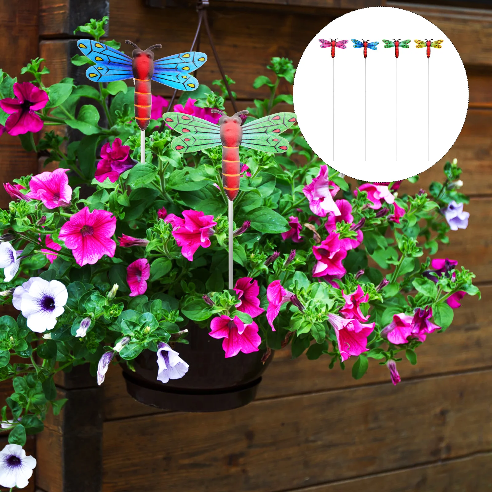 

4Pcs Hummingbird Garden Stakes Iron Art Durable Lawn Decoration Metal Ornamental Yard Stake Decor Outdoor Hummingbird Sculpture