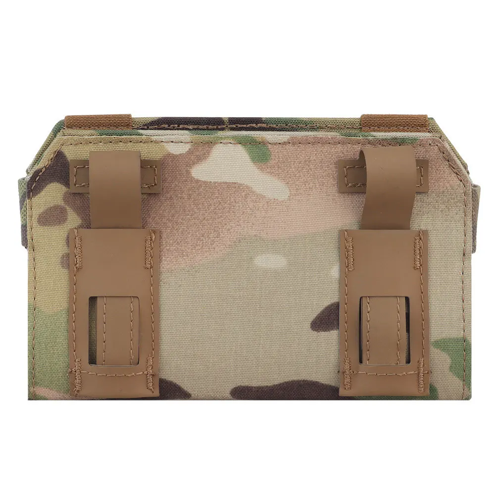 Custodia tattica per telefono MOLLE PLAS custodia universale per telefono supporto per piastra per gilet accessori per pannello frontale caccia campeggio CORDURA
