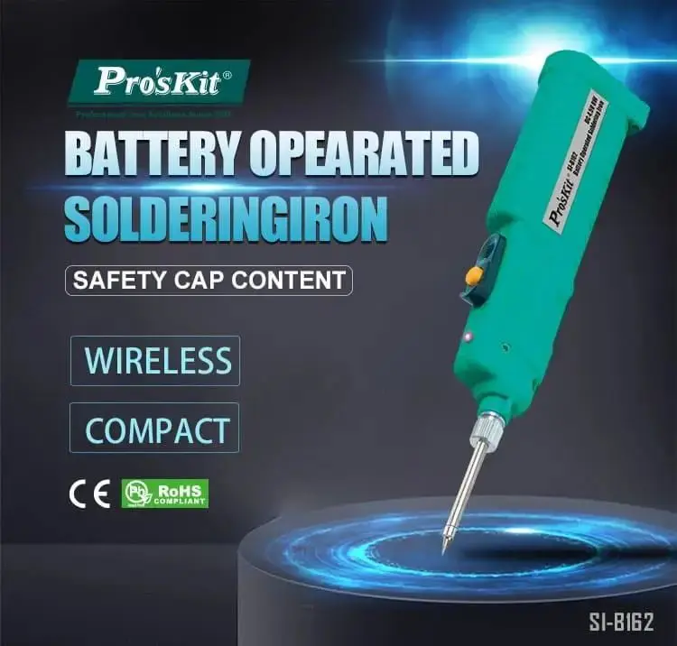 Proskit Radio soldering iron Rechargeable Baogong SI-B162 portable rechargeable lithium battery battery soldering iron