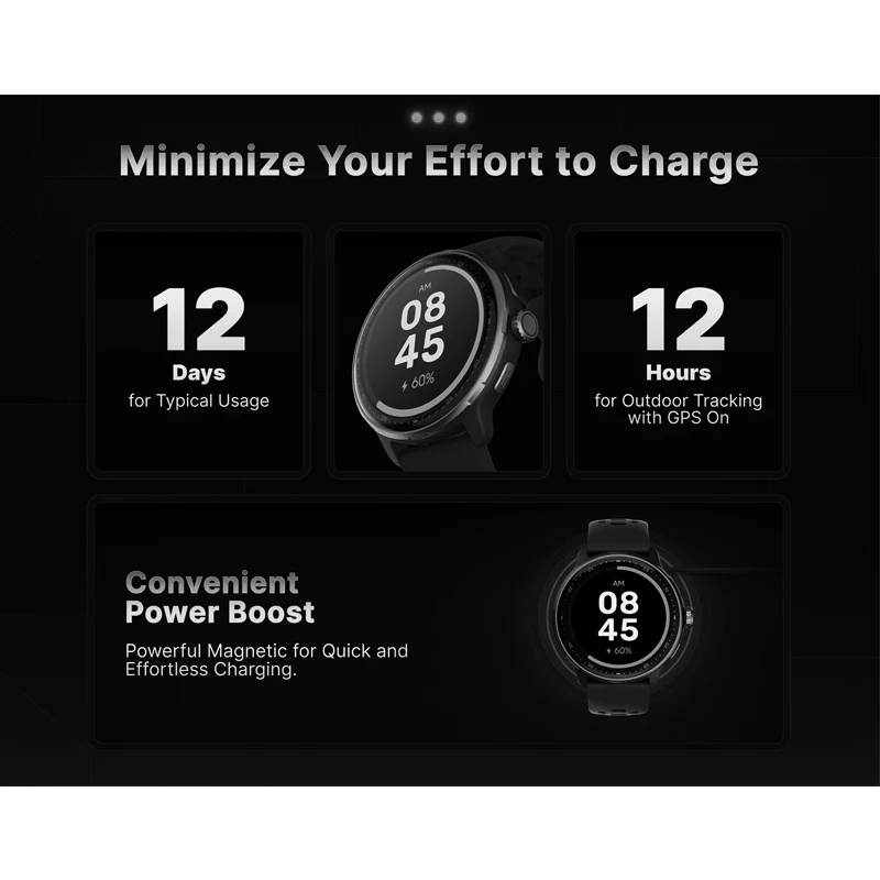 Wonlex ผู้ชายสมาร์ทนาฬิกา GPS 3ATM กันน้ํากลางแจ้ง SOS Call 24 H Heart Rate Monitoring บลูทูธฟิตเนส Smartwatch Spark2