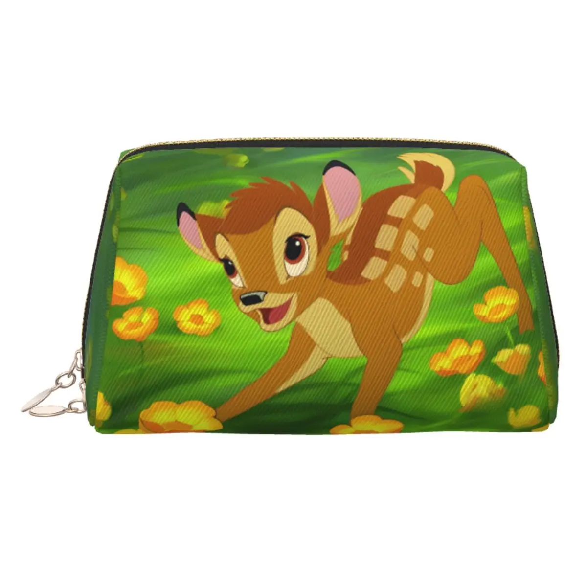 

Custom Travel Bambi Cartoons Manga Toiletry Bag Kawaii Classical Cosmetic Makeup Organizer Women Beauty Storage Dopp Kit Box