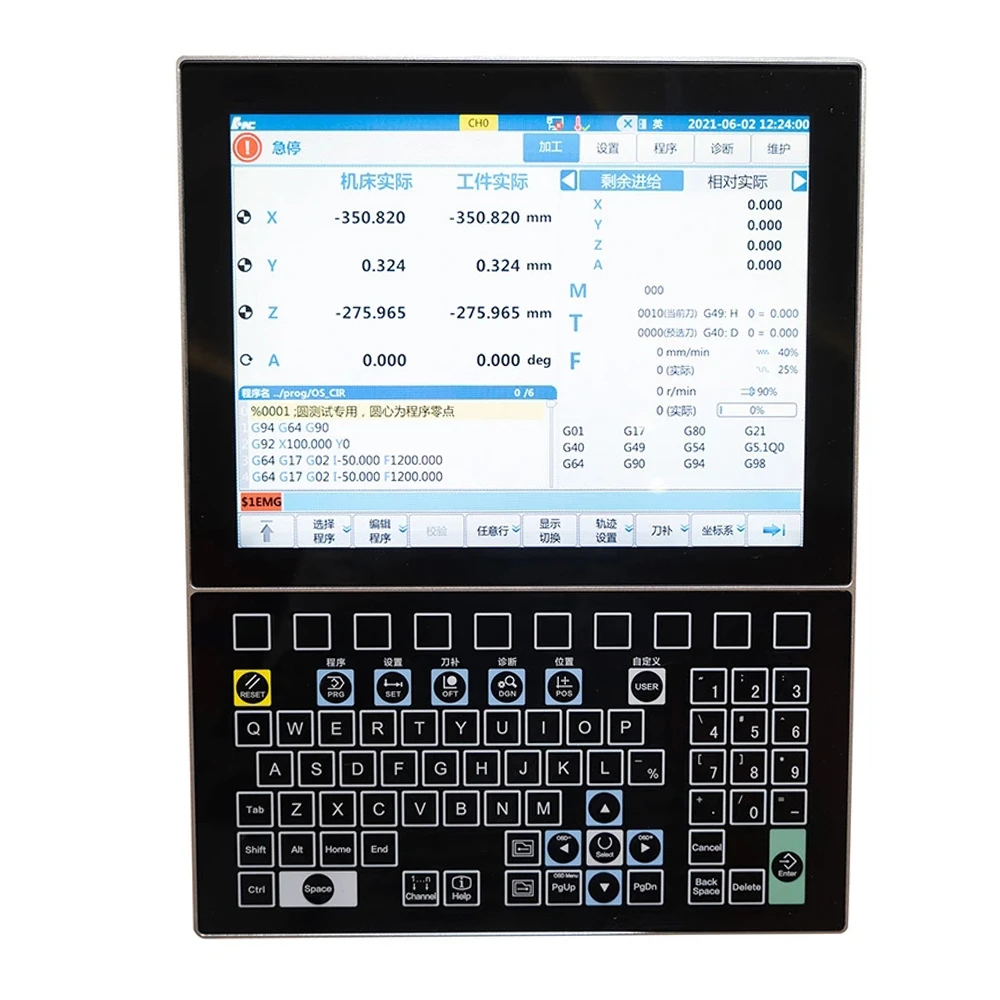 

818D 5 AxisCnc Machine Control Panel for Milling Machining Center Similar To GSK CNC Controller