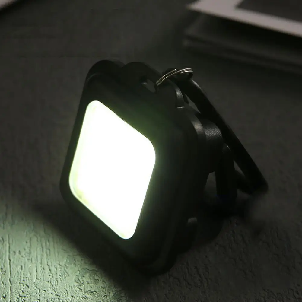 

500LM Мини-фонарик USB-зарядка Брелок-фонарик Маленький карманный фонарик 3 режима освещения для экстренной рыбалки на открытом воздухе