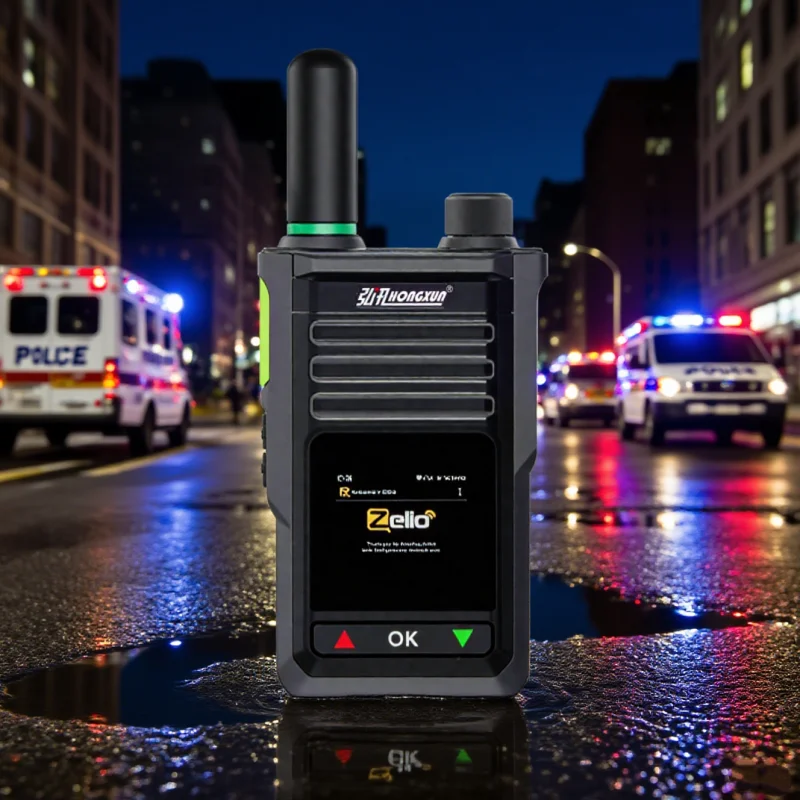 ZELLO Walkie Talkie HX-T38 5000KM Bluetooth GPS SOS IPX68 Pantalla LCD Enlace inalámbrico Antiinterferencias