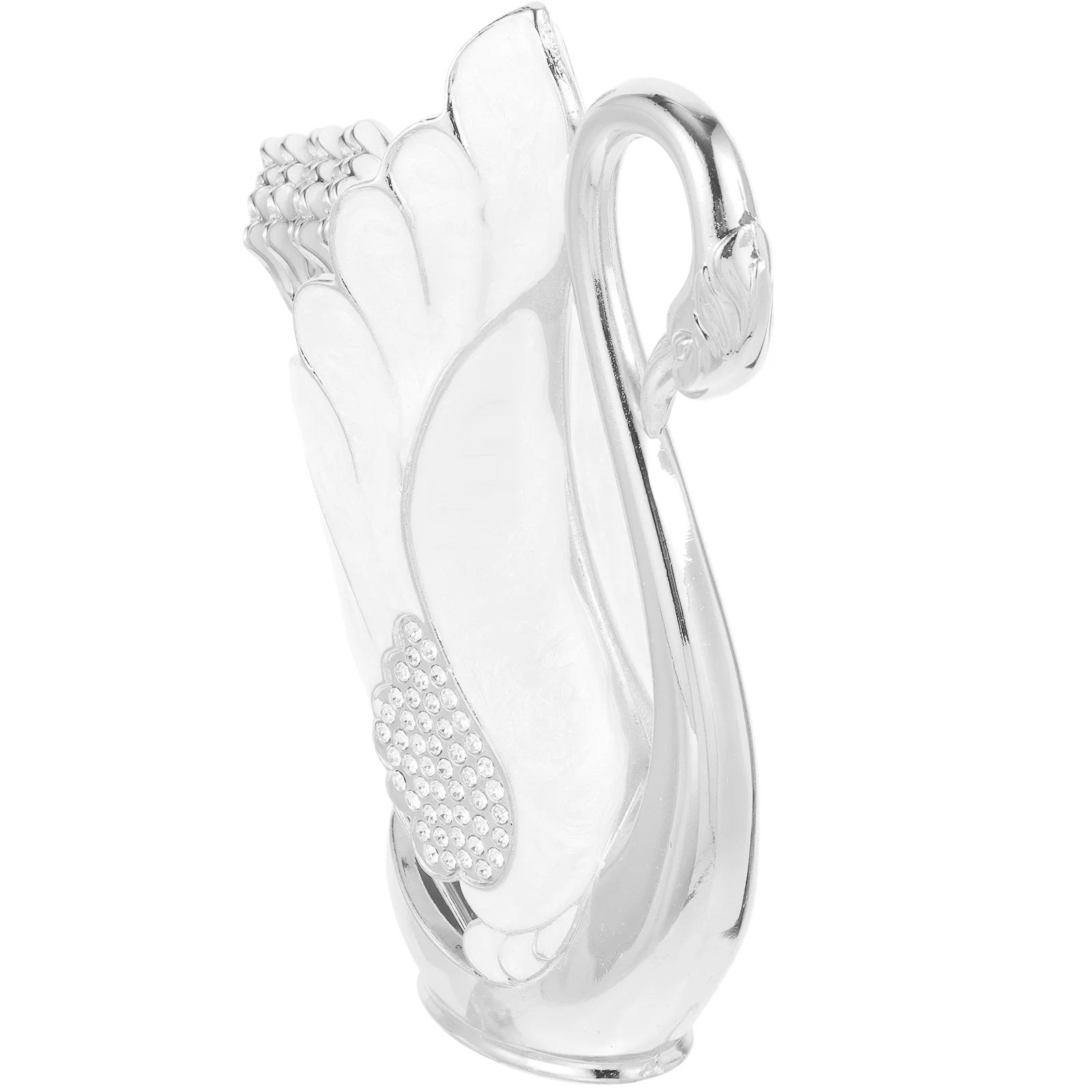 

1Set Metal Swan Fork Holder Exquisite Dessert Fork Creative Kitchen Tableware Unique Gift Storage Rack