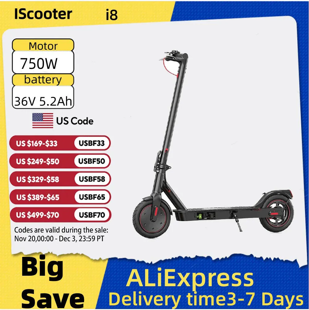 Iscooter I8 Electri…