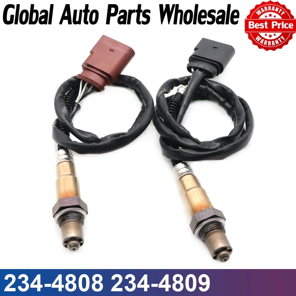 

2x Car 234-4809 234-4808 Up+Downstream Air Fuel Ratio Lambda O2 Oxygen Sensor Fits For Audi TT Volkswagen Jetta Beetle