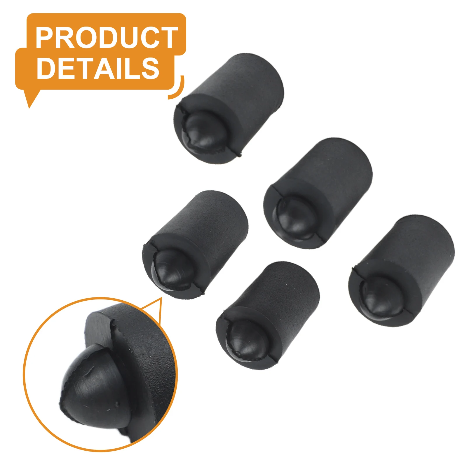 5pcs Car Bumper Hood Bonnet Rubber Buffers for Nissan Replacement Parts Designed for Reliable and Long Lasting Performance
