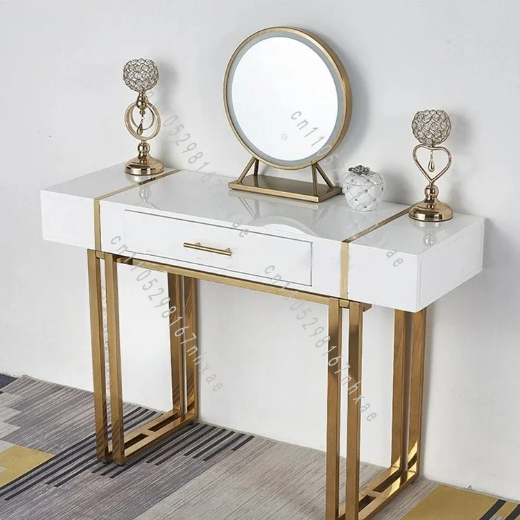 For Ultra-narrow Decoration Modern Simple Easy Cabinet Nordic Wall Shelf Foyer Light Luxury Counter Entrance Table Long Strip