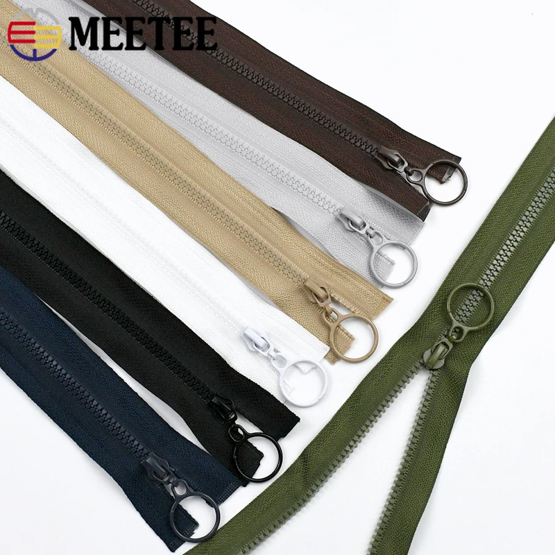 

10/20Pcs 25/60cm Close/Open End Colored Resin Zipper for Sewing Bag Closure Zips Wallet Garment Zip Repair Kits DIY Accessories