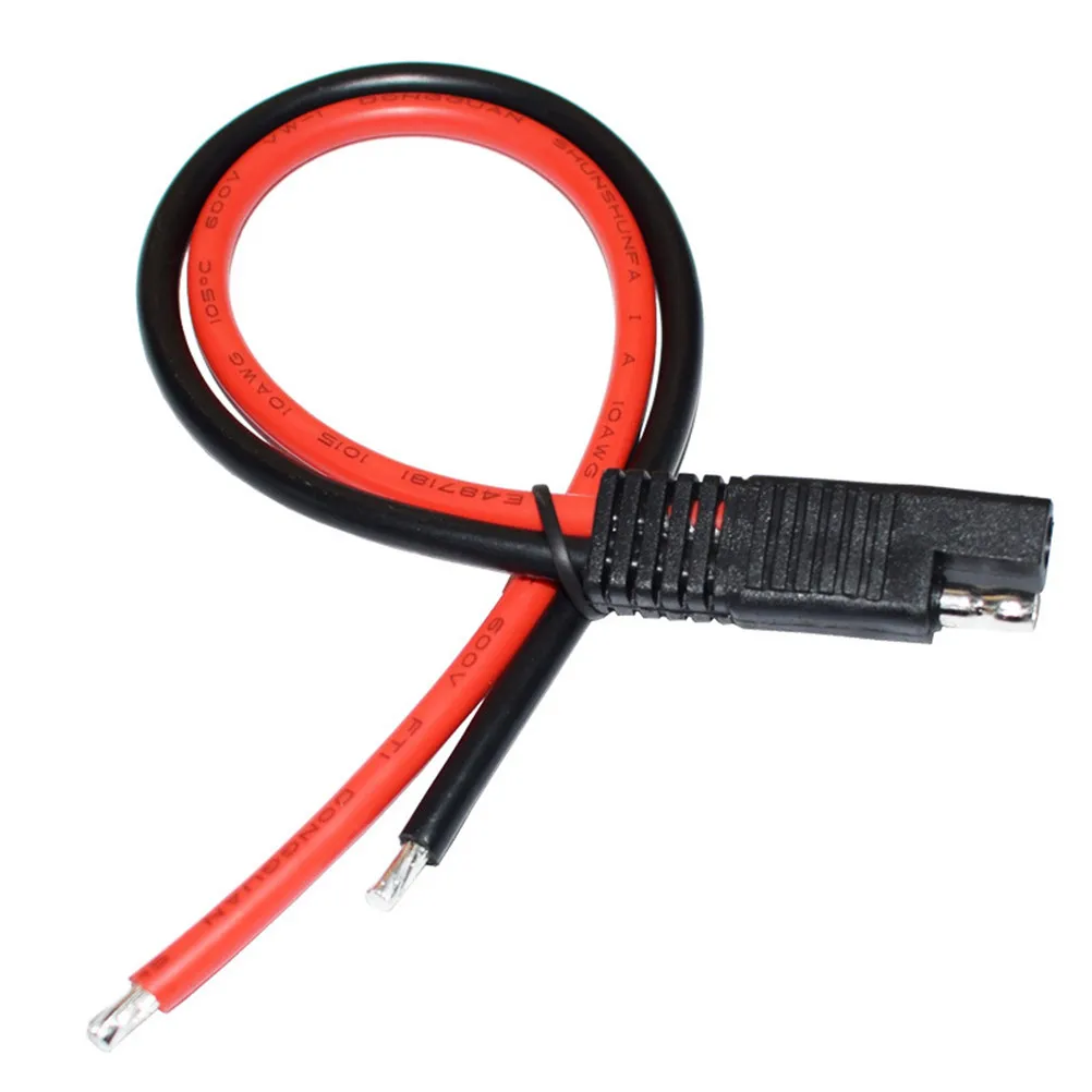 

30Cm Sae Extension Cable for Solar Panel Battery Connection Car Motorcycle Rv Marine Truck 12V 24V 36V 30A Power Line Solar