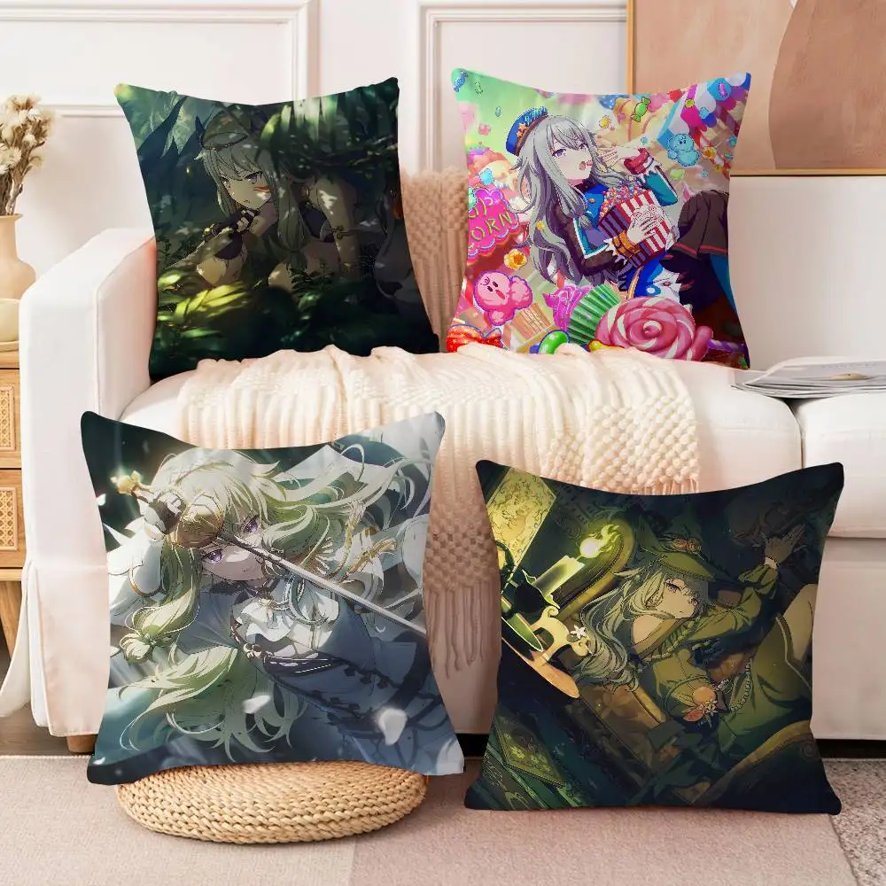 

Cartoon Kusanagi Nene Cushion Cover 30x50 Polyester Sofa Cushions Decorative Throw Pillows Home Decoration Pillowcover