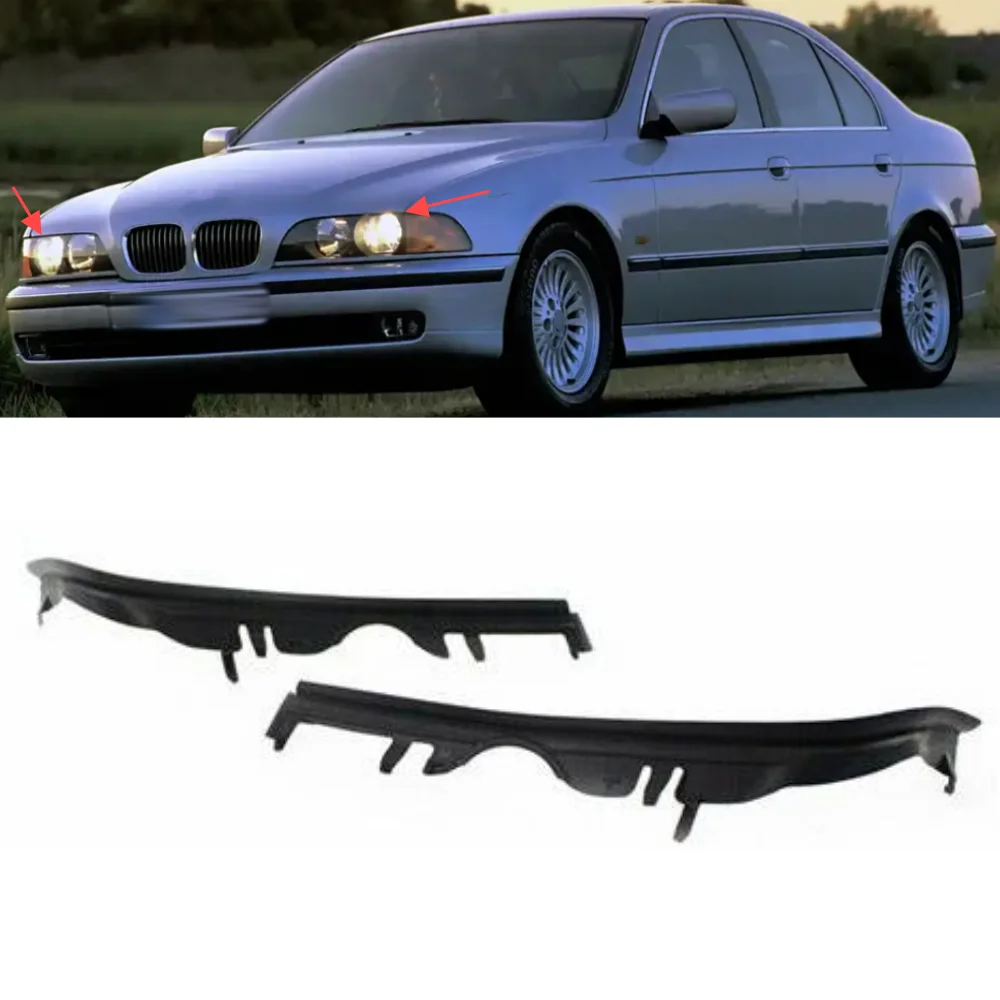 

For 1999-2003 BMW 5 Series E39 front bumper headlight sealing strip 63126908405/63126908406