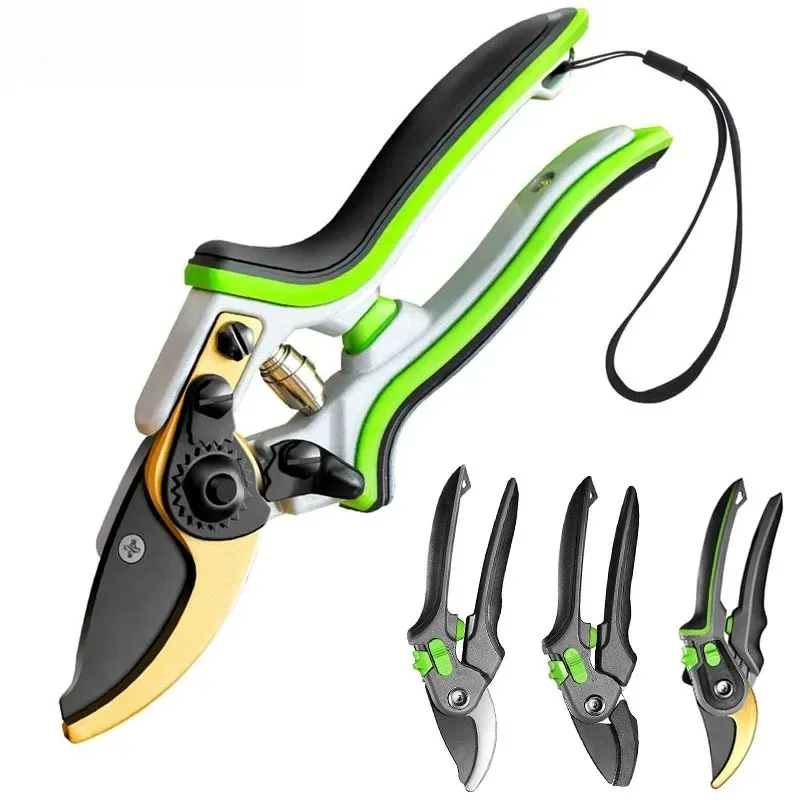 Gardening Pruning Shears Labor-saving Plant Trim Horticulture Hand Pruner Cut Secateur Shrub Garden Scissor Tool