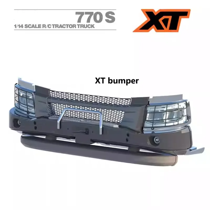 XT Bumper For 1/14 Tamiya Scania 770s 56368 Modified Juwuba Model Truck Trailer Toy Model Parts